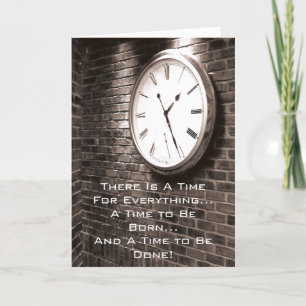A Time For Everything Graduation Card