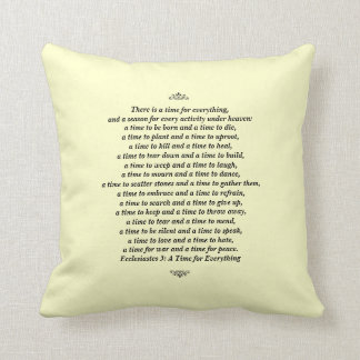 A Time for Everything-Scripture Quote Cushion