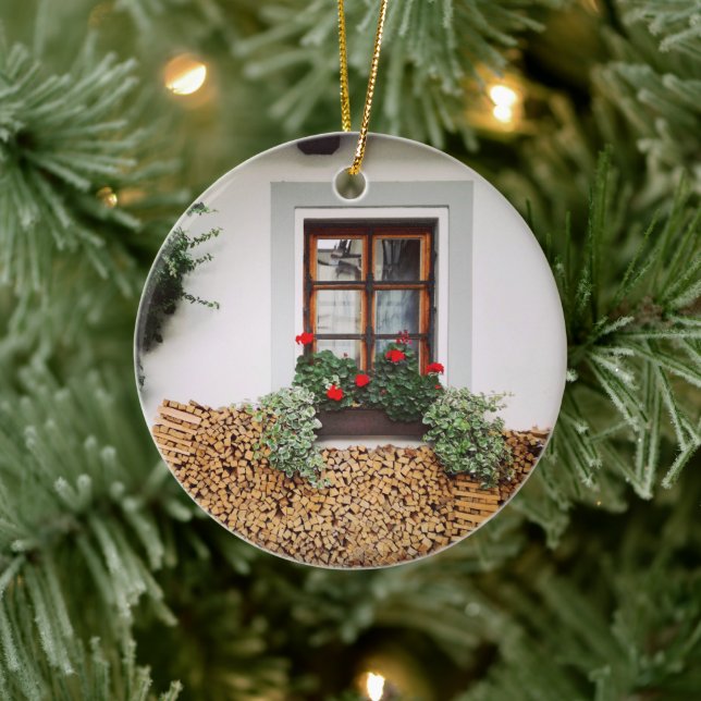 "A Time for Roasted Chestnuts" Ceramic Tree Decoration (Tree)