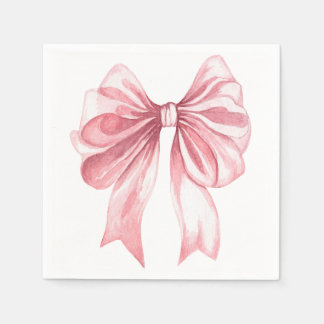 A Tini Baby Girl Bow Napkin