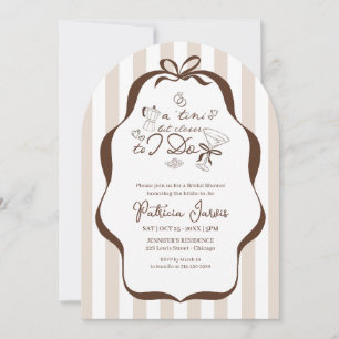 A Tini Bit Closer To I Do Espresso Martini QR Code Invitation