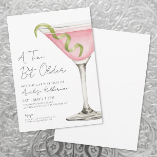 A Tini Bit Older Adult Birthday Party Invitation