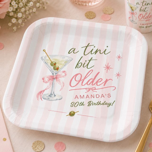 A Tini Bit Older Birthday Paper Plate (Creator Uploaded)