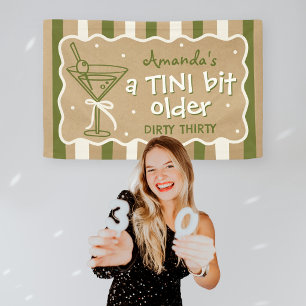 A Tini Bit Older Birthday Party Decor Painted Banner