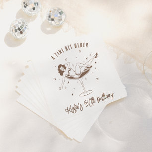 A Tini Bit Older Birthday Party Napkin