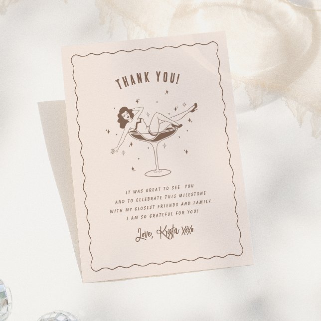 A Tini Bit Older Birthday Party Thank You Card (Creator Uploaded)
