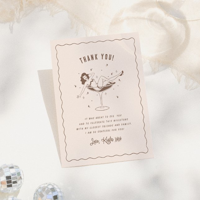 A Tini Bit Older Birthday Party Thank You Card (Creator Uploaded)