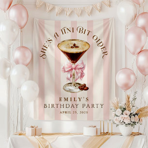 A Tini Bit Older Espresso Martini Birthday Tapestry