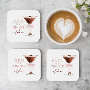 A Tini Bit Older Espresso Martini Party Favor Coaster