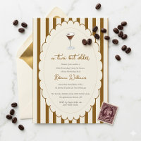 A Tini Bit Older Espresso Martini Stripe Birthday
