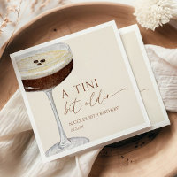 A Tini Bit Older Expresso Martini Birthday Party