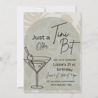 A tini bit older invitation