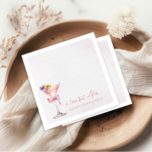 A Tini Bit Older Martini 30th Birthday Party   Nap Napkin