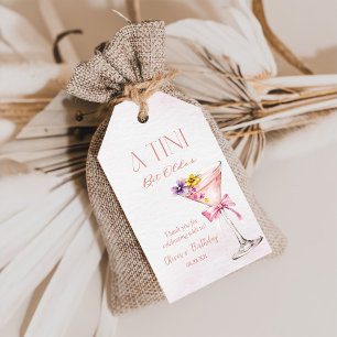 A Tini Bit Older Martini 30th Birthday Thanks Gift Tags