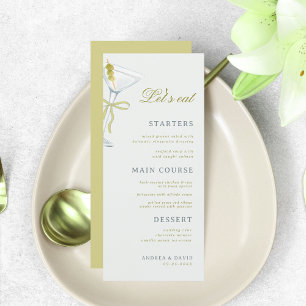 a Tini Bit older Martini Adult 30th Birthday Party Menu