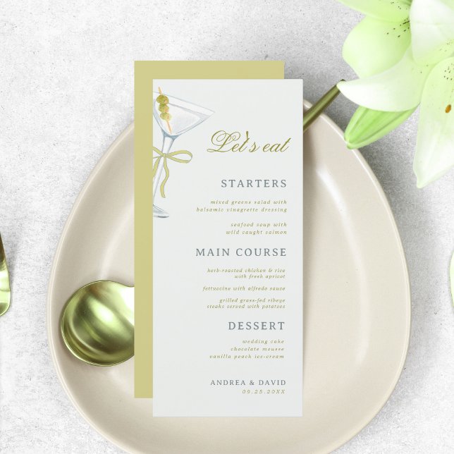 a Tini Bit older Martini Adult 30th Birthday Party Menu (Creator Uploaded)