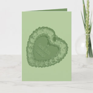 A "Tini" Bit Older Vintage Cake Card