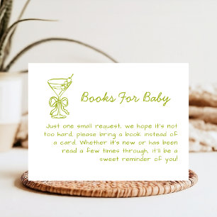 A Tini One Doodle Dirty Martini Books For Baby Enclosure Card