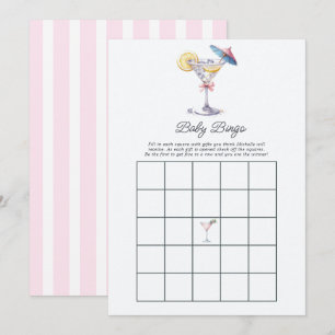 A Tini One Is on the Way Baby Bingo Game Invitation