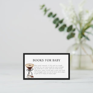 A Tini One is on the Way Baby Shower Enclosure Card
