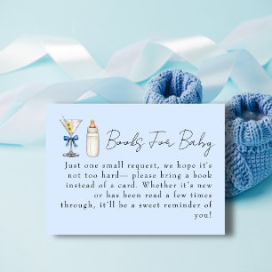 A Tini One Is On The Way Books For Baby Shower Enclosure Card