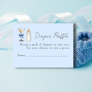 A Tini One Is On The Way Diaper Raffle Baby Shower Enclosure Card