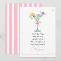 A Tini One Is on the Way Martini Baby Shower