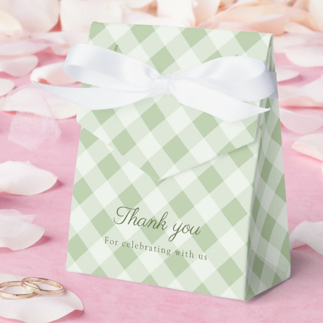 A Tini One Martini Sage Bow Baby Shower Gift Favour Box (Wedding)