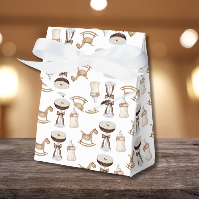 A Tini One On The Way Espresso Martini Baby Shower Favour Box (Creator Uploaded)
