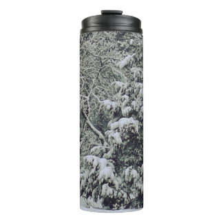 A Tiny Snowflake Poem, Winter Scene Thermal Tumbler