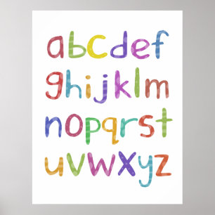 A to Z - poster print