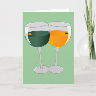 A toast for luck card