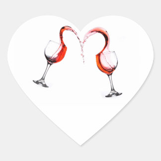 A Toast Heart Sticker