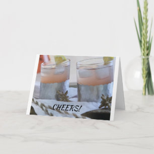 *A TOAST THIS HOLIDAY SEASON* CHEERS! CARD