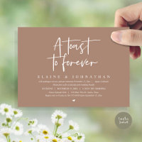 A Toast To Forever, Wedding Elopement Brunch Party