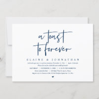 A Toast To Forever, Wedding Elopement Brunch Party