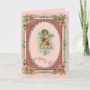 'A Token of Love' Valentine Card