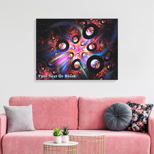 A Toroid Affair Canvas Print (Insitu(LivingRoom))
