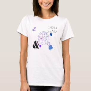 A Touch of Colour Watercolor Splatters T-Shirt