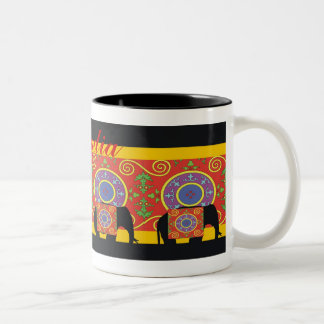 A touch of India Two-Tone Coffee Mug