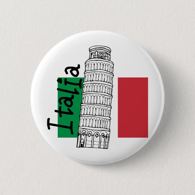 A Touch of Italy 6 Cm Round Badge (Front)
