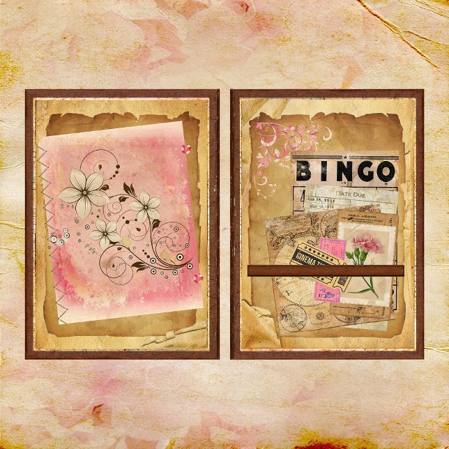 A Touch of Pink Junk Journal Page (Creator Uploaded)