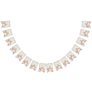 A Touch of Pink Throw Pillow Bunting