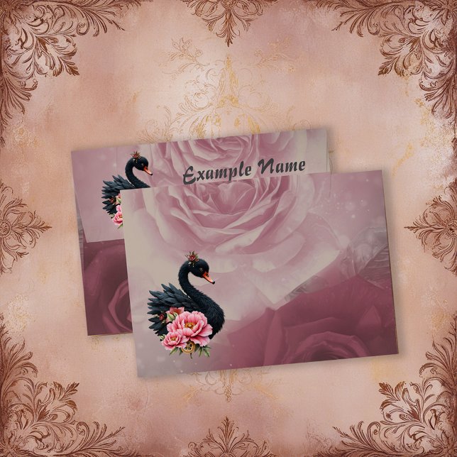 A touch of rose and swan's glow.  envelope (Creator Uploaded)