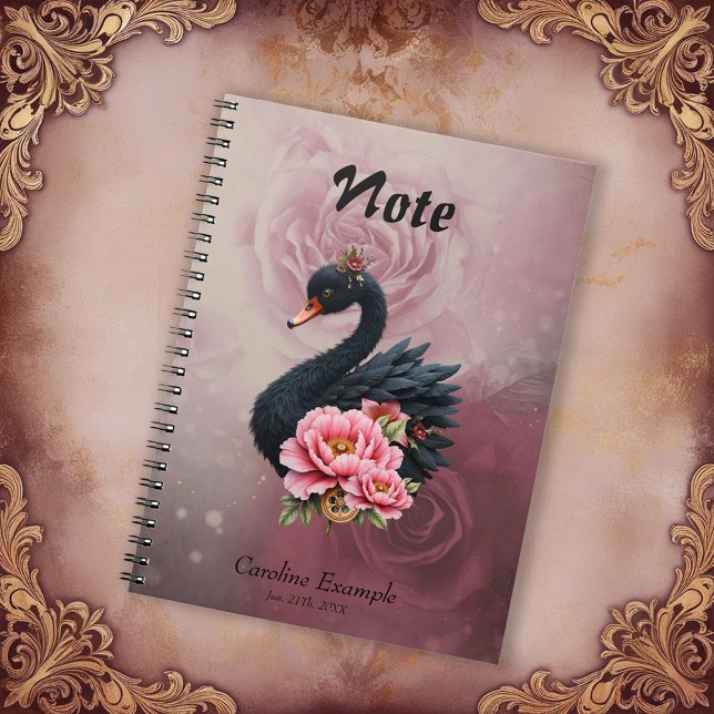 A touch of rose and swan's glow.  notebook (Creator Uploaded)