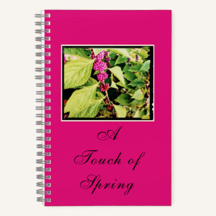 A Touch of Spring Spiral Notebook