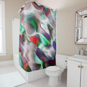 A touch of subtle or colourful extravagance in roc shower curtain