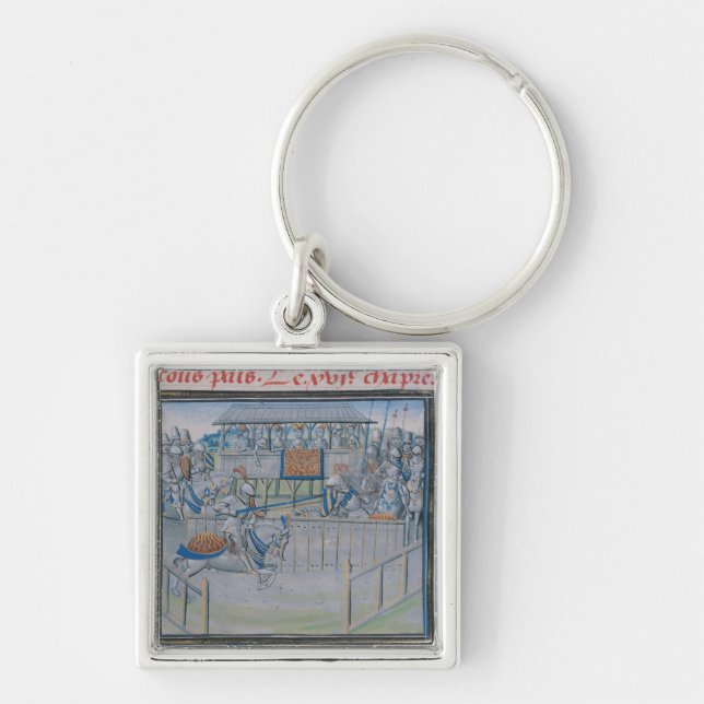 A Tournament in London: Jousting Key Ring (Front)