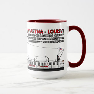A towboat named Aetna-Louisville Mug