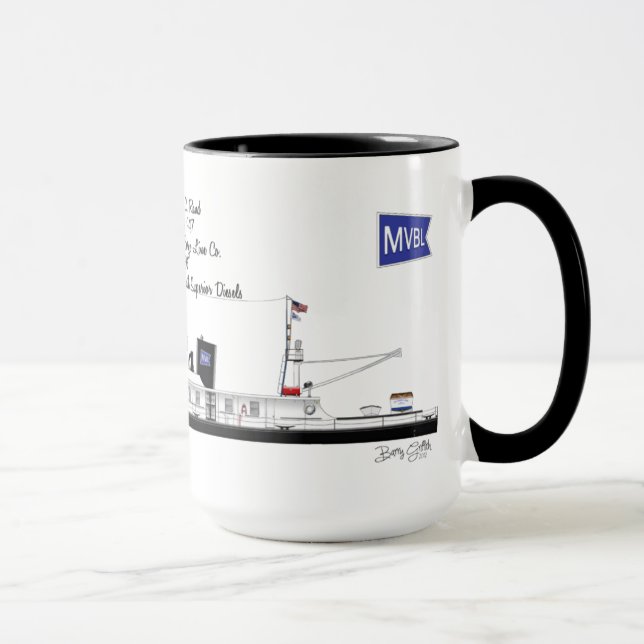 A Towboat named Frank C. Rand Mug (Right)